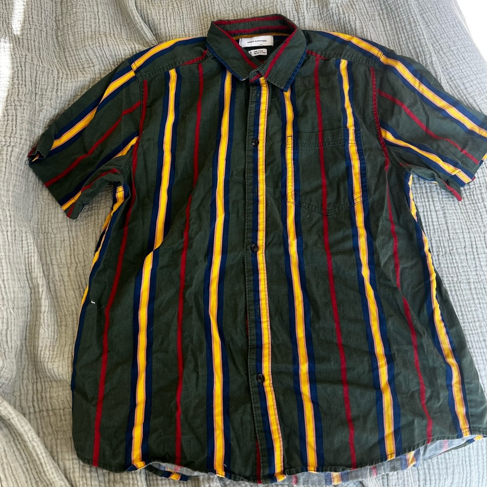 Urban Outfitters retro striped button up